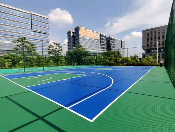 硅PU排球場